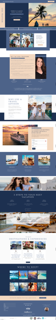 website in a weekend for travel agents
